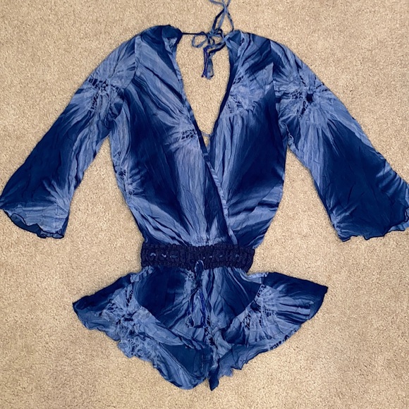 Khush Blue Romper - Picture 1 of 6